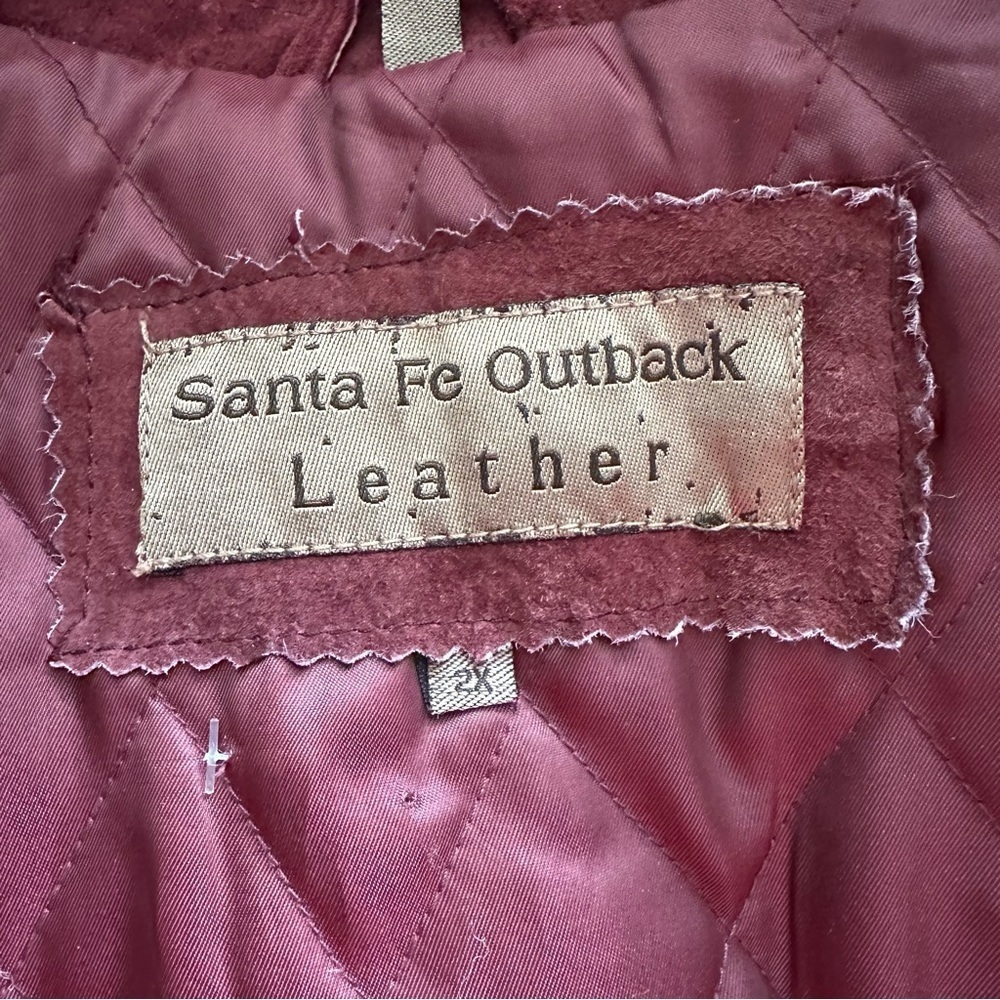 Santa Fe outback men’s leather jacket - Picture 7 of 10